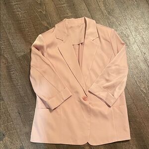 Women's Blush Single-Button Blazer - Tailored Fit